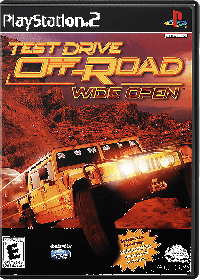 Test Drive Off Road Wide Open Playstation 2 US box art